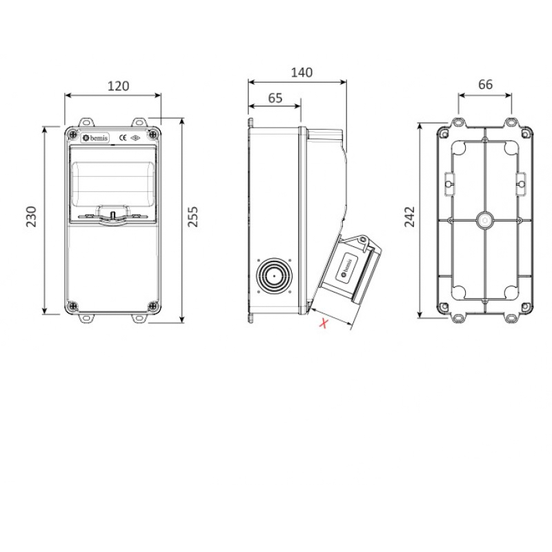 Voltech razvodna kutija sa osiguračima UKO 16A - Slika 5