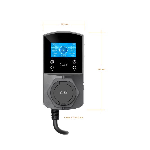 Punjač za električni auto Type 2 SMART Wallbox - Socket 22kW- 32A  (trofazni) - Slika 13