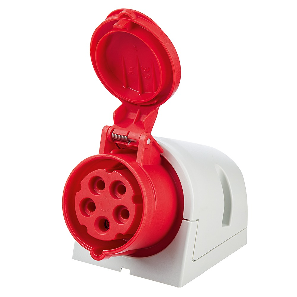 CEE (Uko-Uto crveni) 16A Trofazna Zidna Utičnica – 11 kW - Slika 2