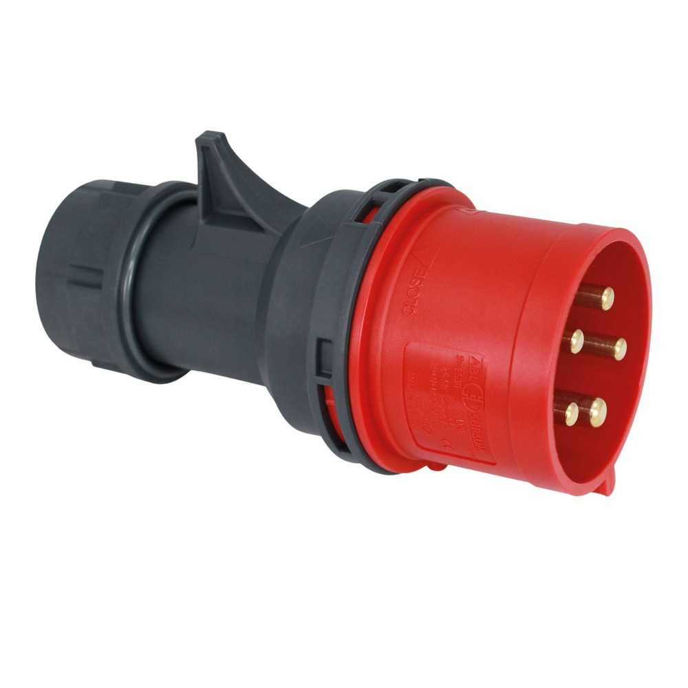 Industrijski CEE Crveni Utikač – 16A, 400V, 5P - Slika 2